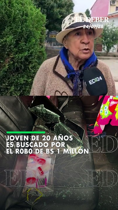 Joven de 20 años  es buscado por  el r0b0 de Bs 1 millón