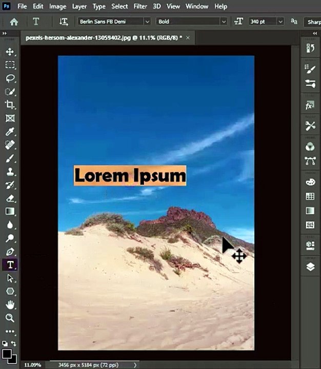 How to Create Cloud text effect in photoshop