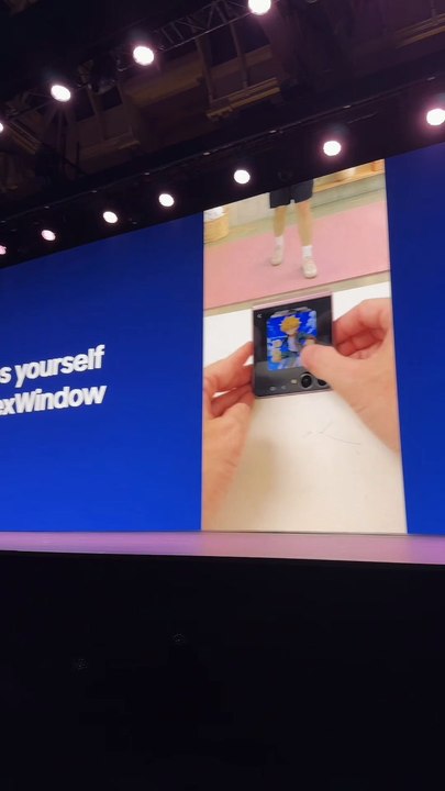 First Look: Galaxy Z Flip 8 and the Upgraded Flex Window