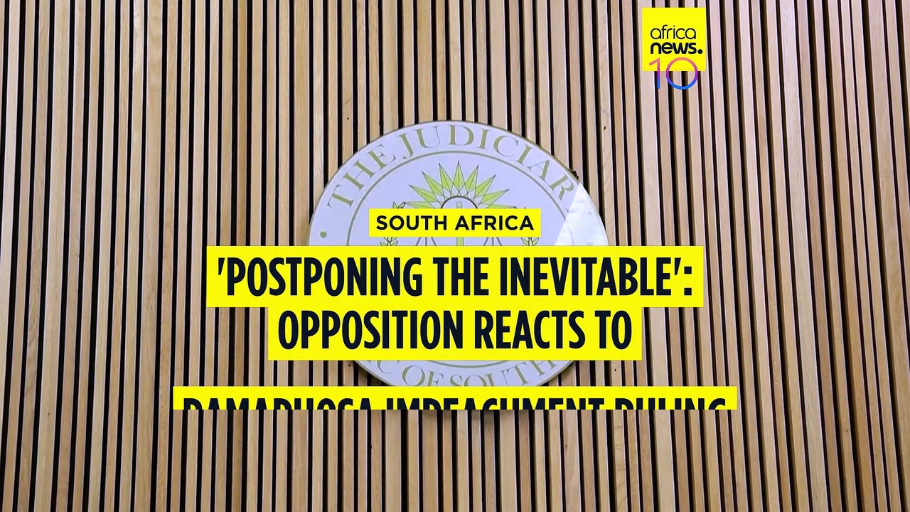 'Postponing the inevitable': South Africa opposition reacts to Ramaphosa impeachment ruling