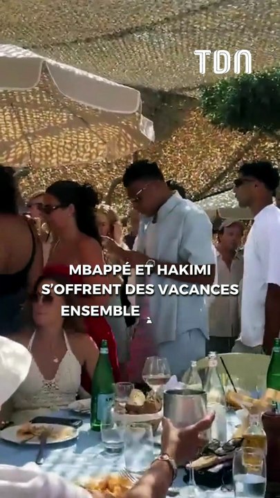 Mbappé et Hakimi s’offrent des vacances ensemble à Cannes