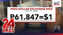 Sumadsad sa panibagong all time low ang halaga ng piso kontra dolyar ngayong araw, July 24 | 24 Oras