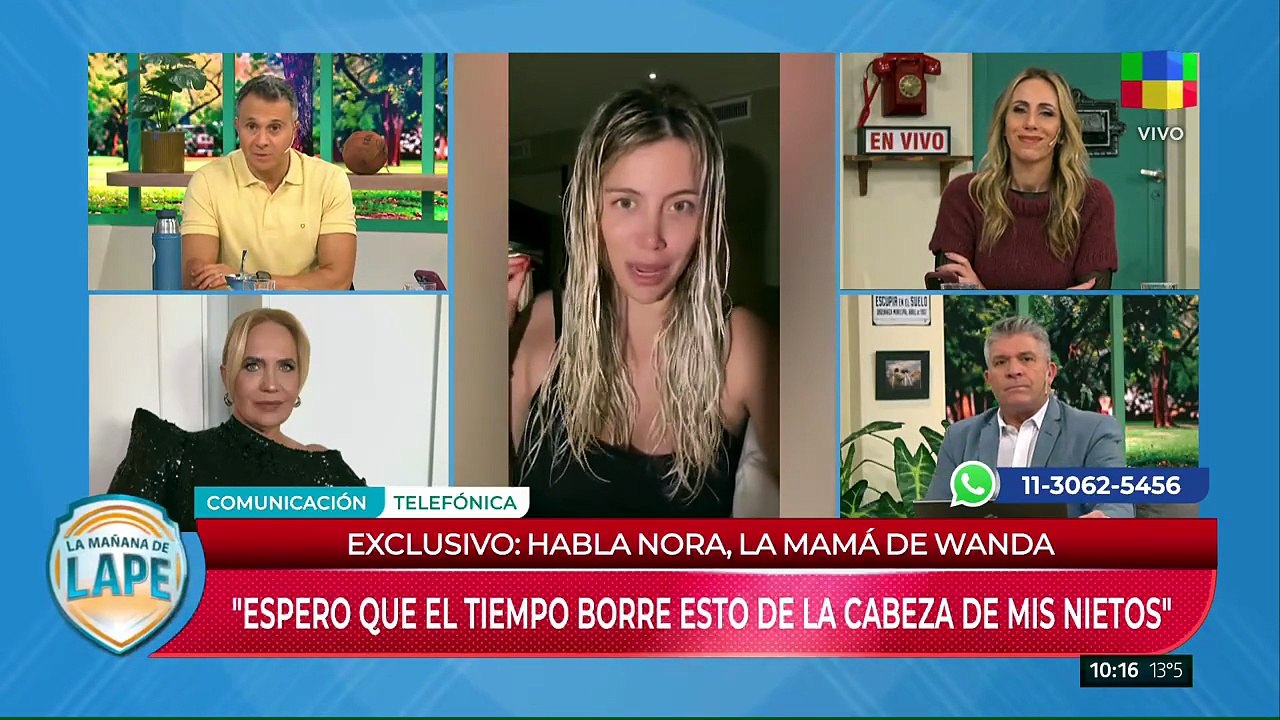 Nora Colosimo se quebró al dar detalles del robo en la casa de Wanda Nara: "Pensé que..."