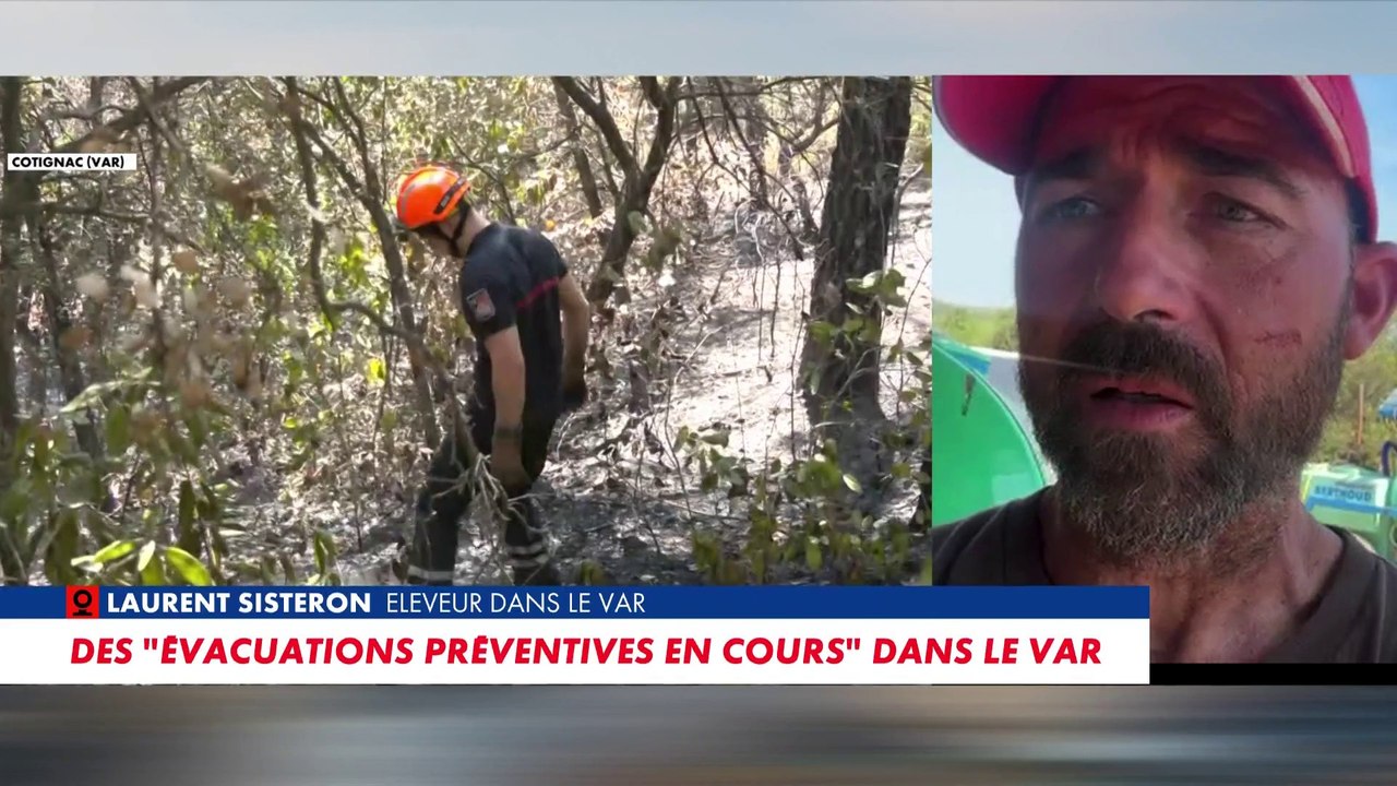 Laurent Sisteron, éleveur dans le Var : «Tout le monde est mobilisé pour aider les pompiers»