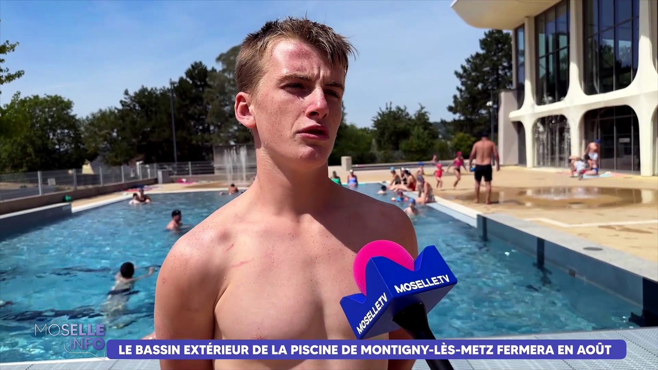Pourquoi le bassin extérieur de la piscine de Montigny-lès-Metz sera fermé en août ?