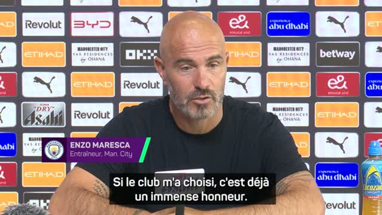 Man. City - Maresca : "Succéder à Pep est un privilège"