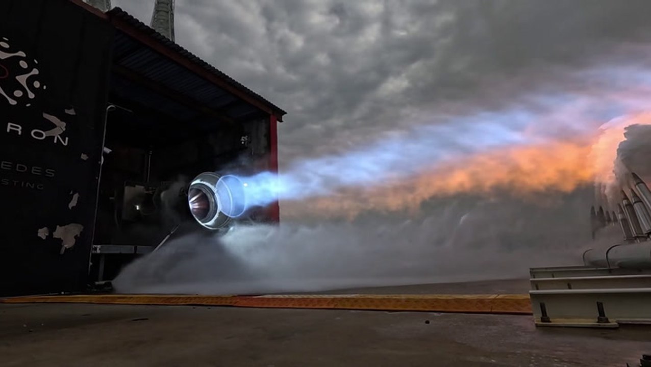 Rocket Lab fires up Neutron's Archimedes second stage engine