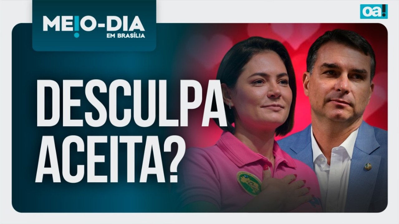 A Verdade por Trás do Pedido de Desculpas de Flávio a Michelle | Meio-Dia em Brasília - 24/07/2026