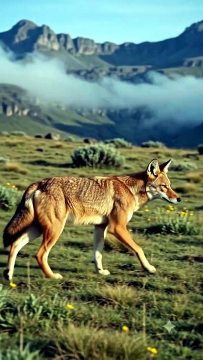 Ethiopian Wolf : The rare mountain hunter of Africa’s highlands