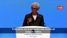 Lagarde (Bce): Non me ne vado prima del 2027, con le nubi il capitano resta sulla nave