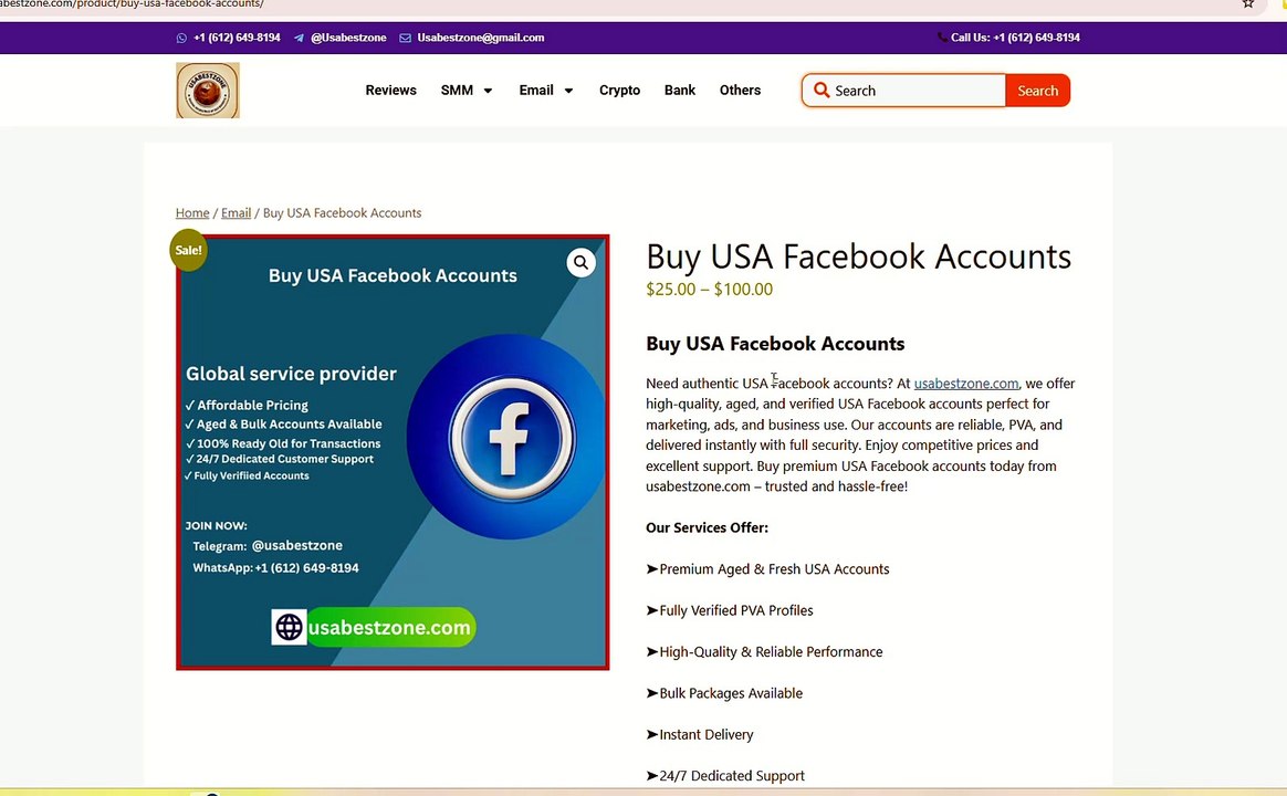 Top 21 Best Websites for Buying USA Facebook Accounts (PVA & Aged) in 2026 – Comprehensive Guide