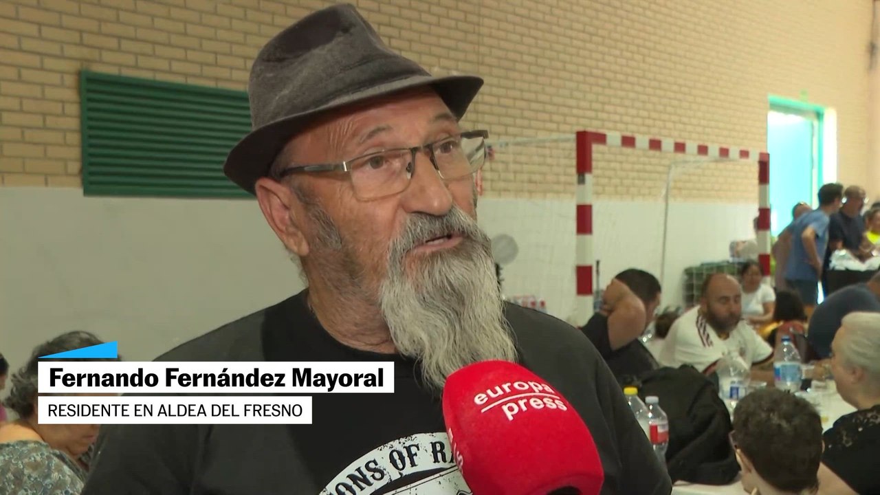 Los testimonios del incendio refugiados en Villamanta