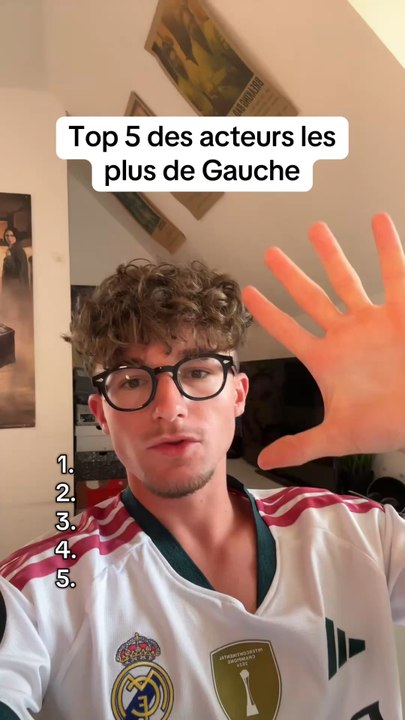 top 5 des acteurs e les plus de gauche