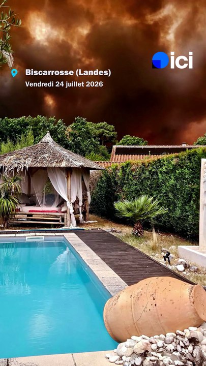 Vidéos - Biscarrosse en proie aux flammes