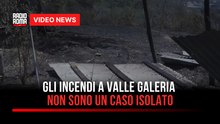 Gli incendi a Valle Galeria non sono un caso isolato