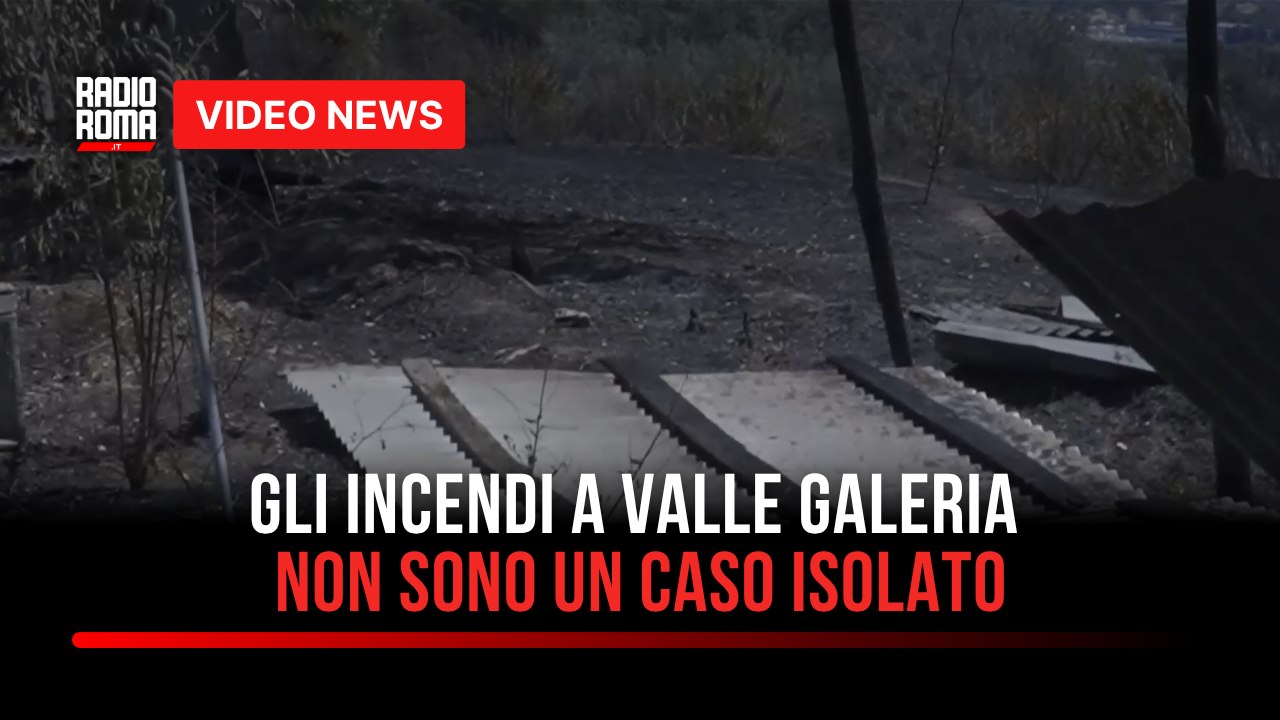 Gli incendi a Valle Galeria non sono un caso isolato