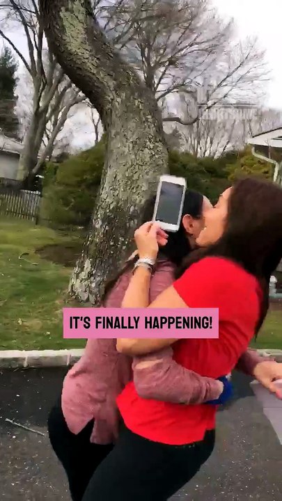 The future student can't hold back tears when she opens her dream school acceptance