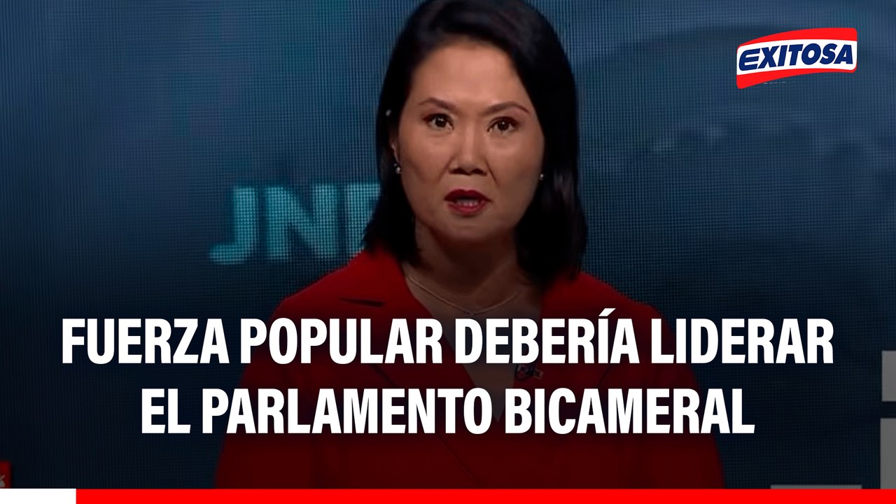 Fuerza Popular debería liderar el Parlamento Bicameral, sugiere experto