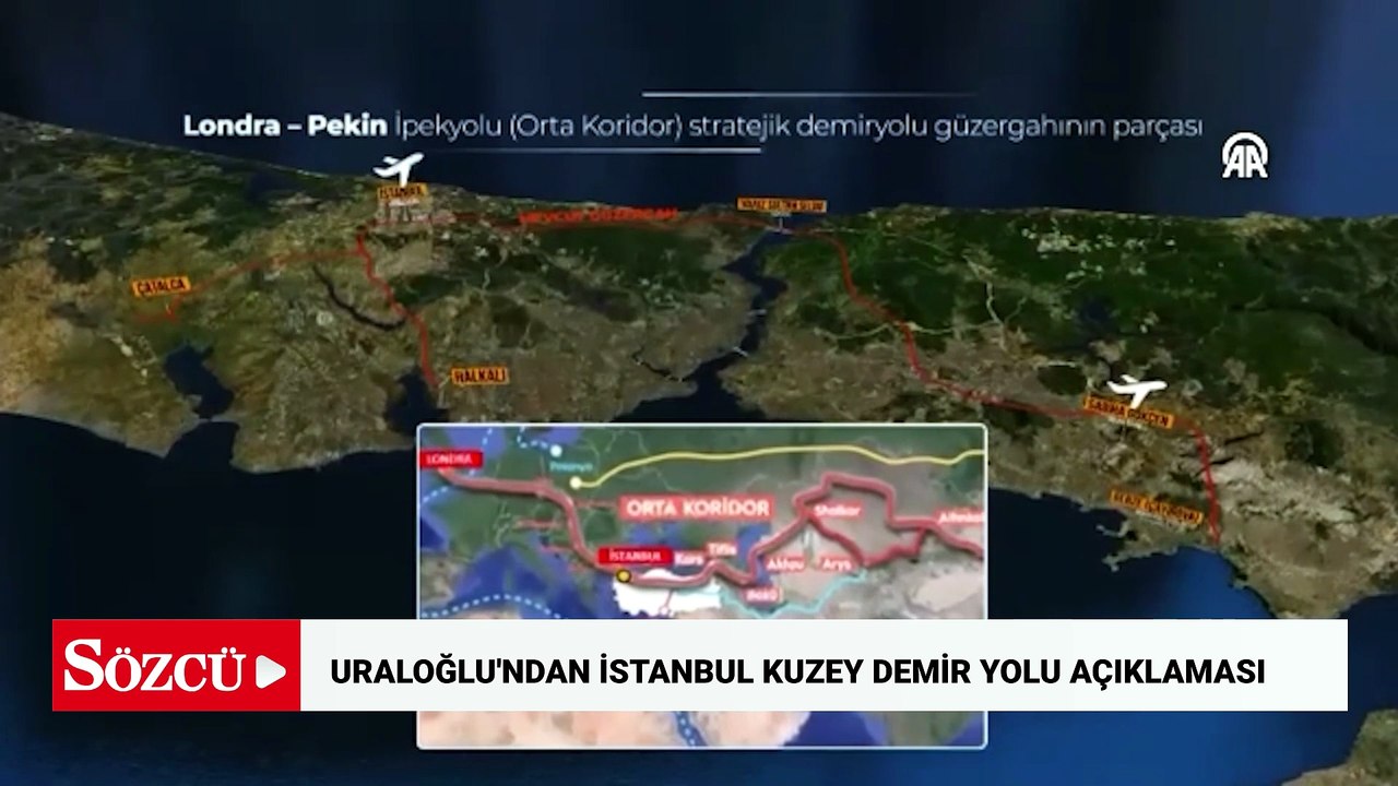 Bakan Uraloğlu, ihale tarihi belirlenen İstanbul Kuzey Demir Yolu Geçişi Projesi'ni değerlendirdi