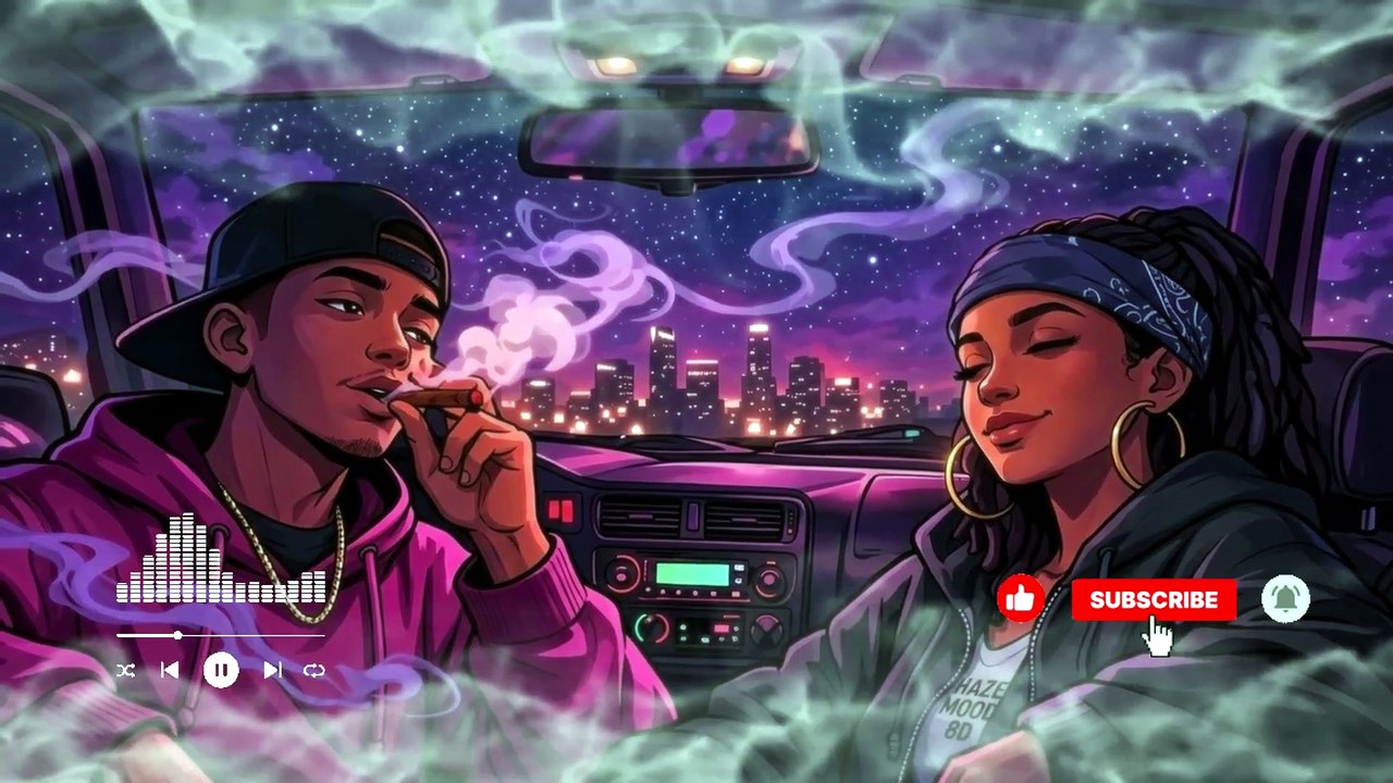 “Midnight Haze Escape” Playlist — 420 Vibe Music | Chill Rap • Bluesy Hip-Hop • Stoner Mood