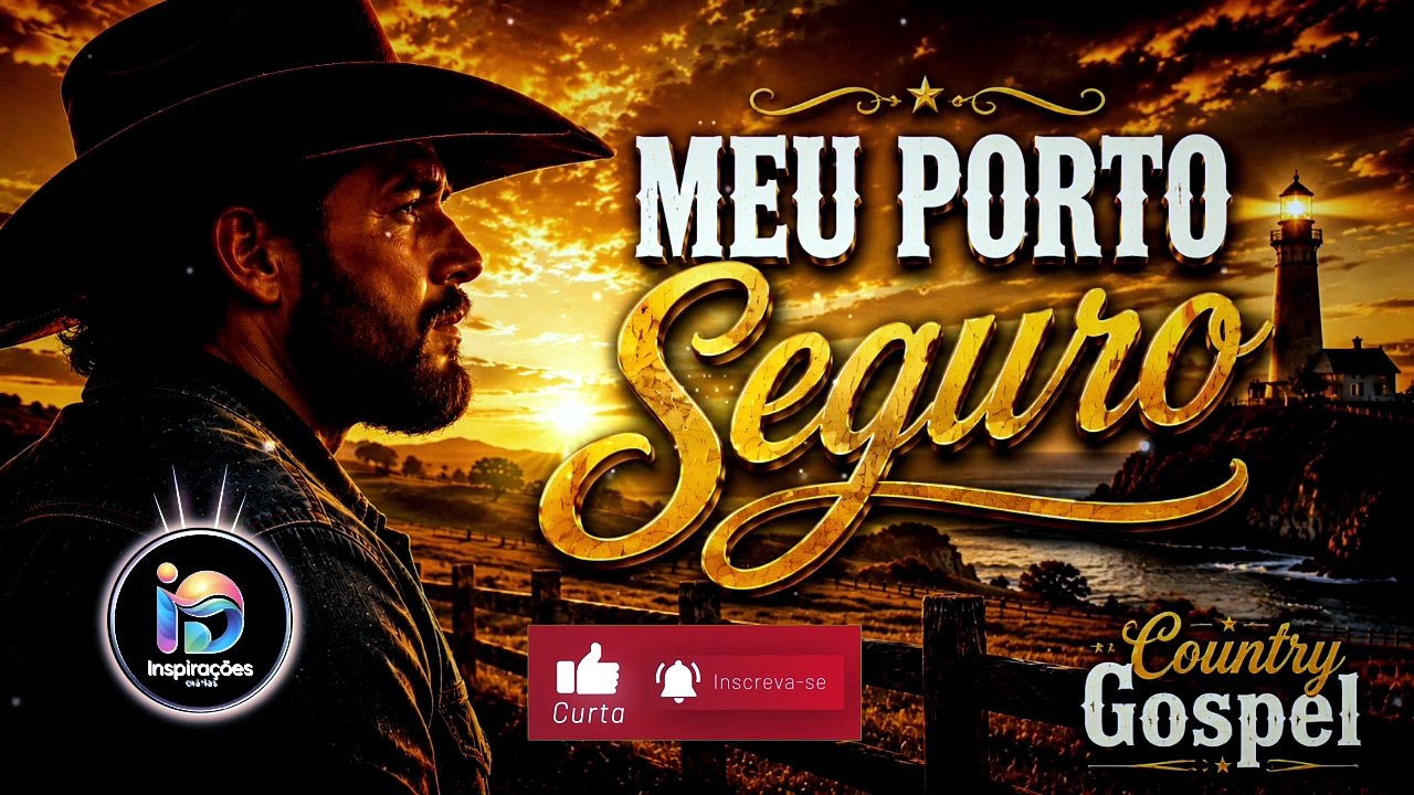 MEU PORTO SEGURO 🙏 | Country Gospel 2026 🤠 Louvor que Toca a Alma | Música Gospel para Descansar em Deus
