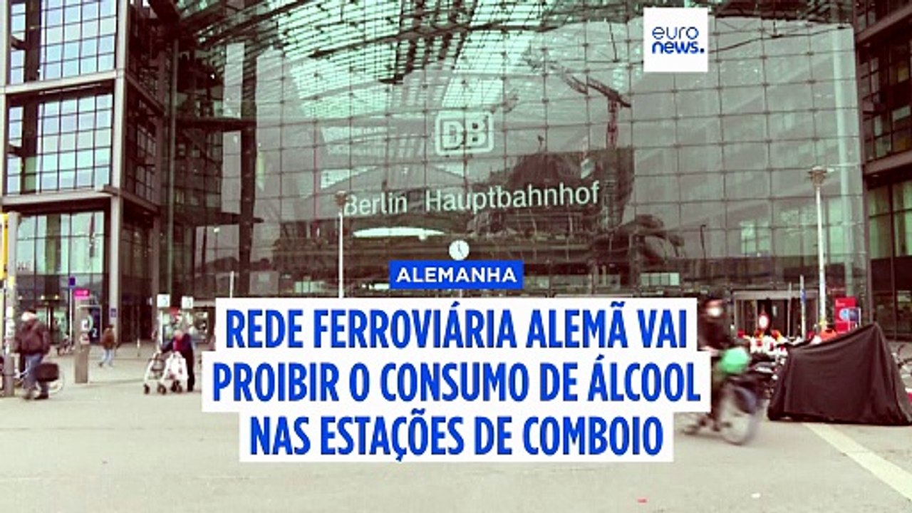 Alemanha: rede ferroviária proíbe álcool em 5.400 estações até outubro, com exceções