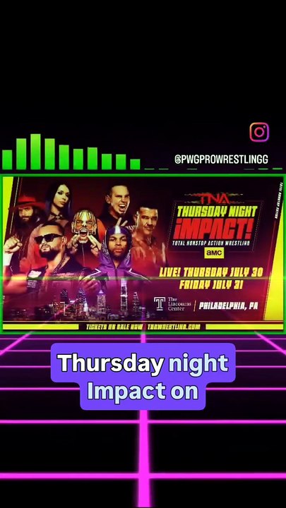 Thursday Night iMPACT! on AMC from Philadelphia at The Liacouras Center