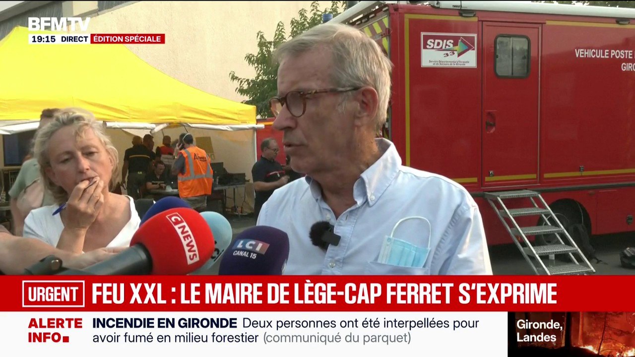 Incendie en Gironde: le maire de Lège-Cap-Ferret déclare que l'incendie a fait deux blessés dans sa commune