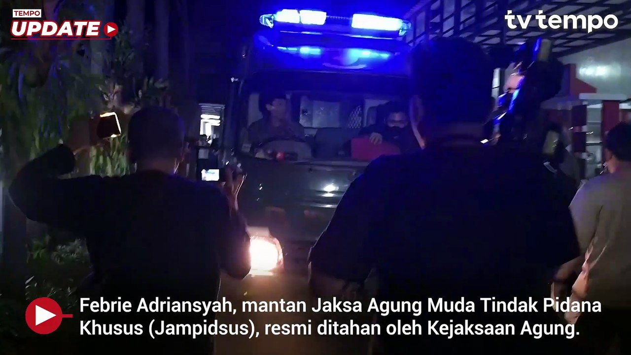 Febrie Adriansyah Tak Gunakan Rompi Tahanan