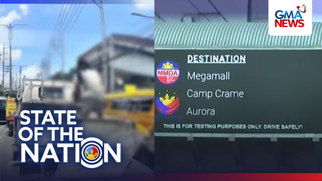 LED Travel Info Board, nagpapakita ng ETA sa iba't ibang destinasyon sa EDSA | SONA