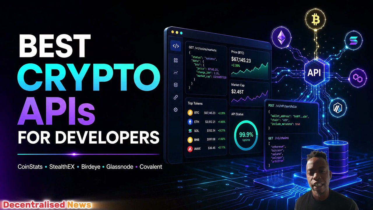 Best Crypto API for Developers in 2026- 5 Top Platforms Compared
