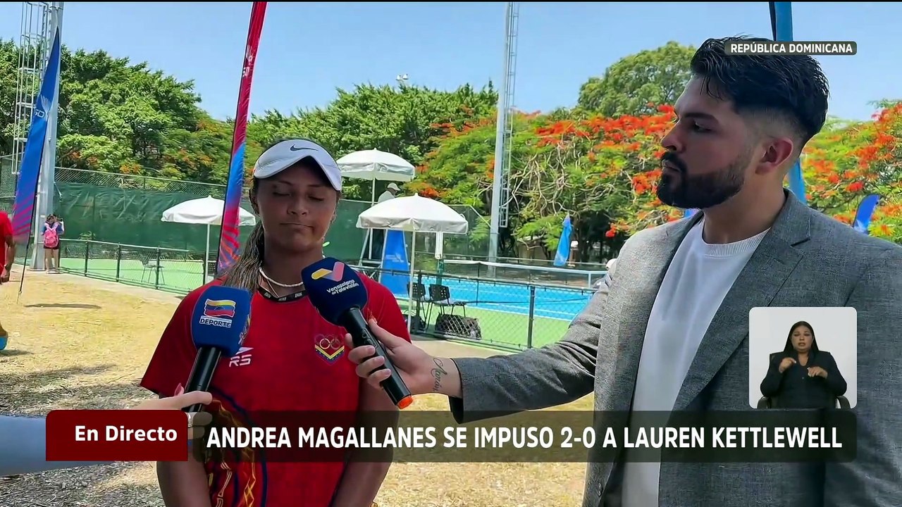 Venezuela obtiene su primera victoria en Tenis en los Juegos Centroamericanos y del Caribe 2026