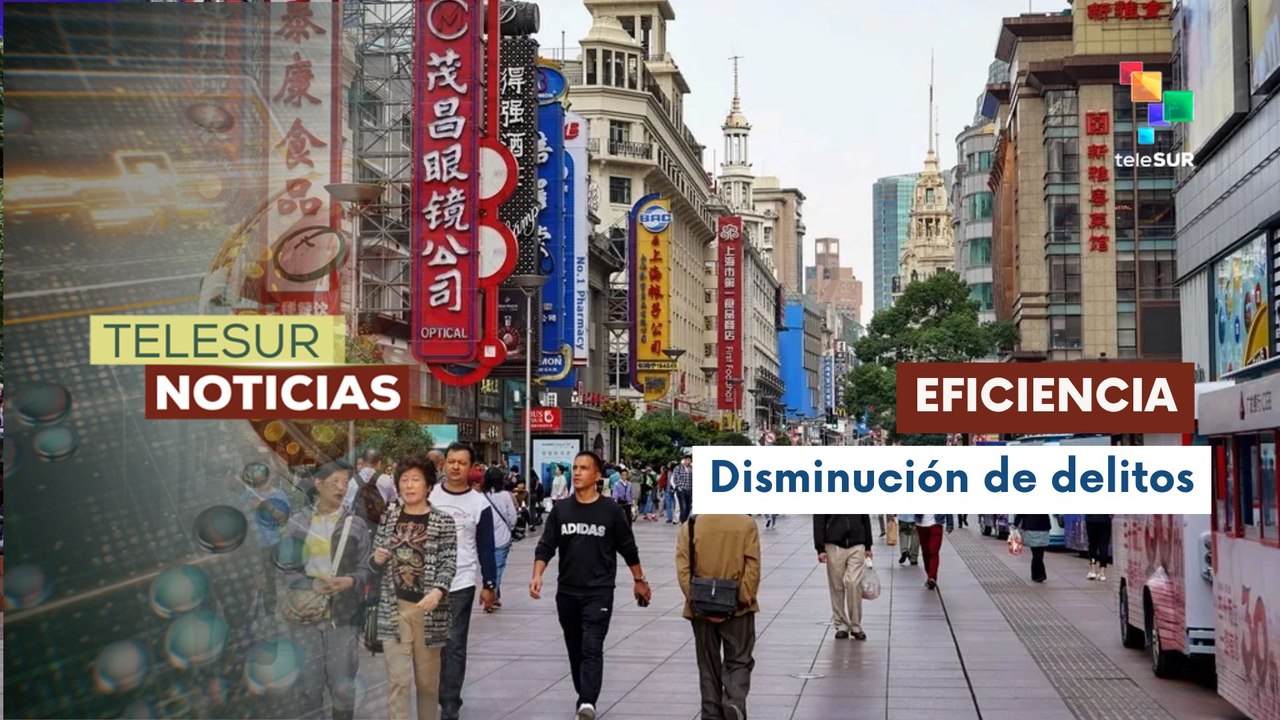 China registra caída interanual de delitos penales