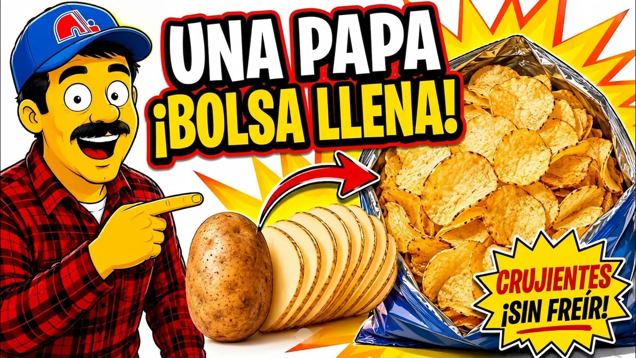 Dejé de comprar papas fritas: ¡ahora las hago en casa con solo una papa!