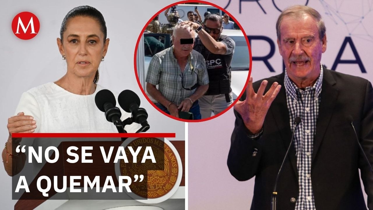 Sheinbaum ironiza sobre dichos de Vicente Fox en defensa de Ruffo Appel
