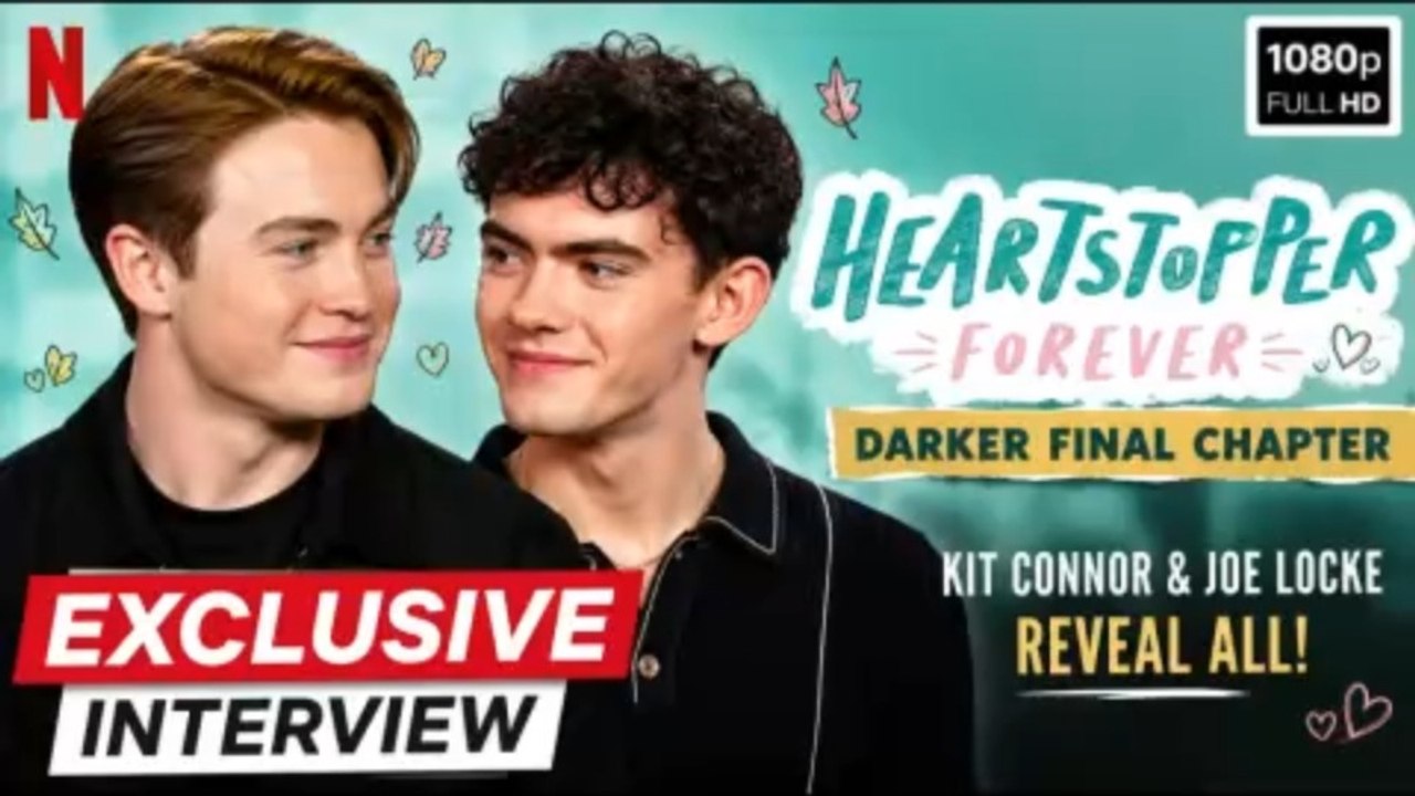 Heartstopper Forever Interview (1080p) | Kit Connor & Joe Locke Reveal Darker Final Chapter | Netflix