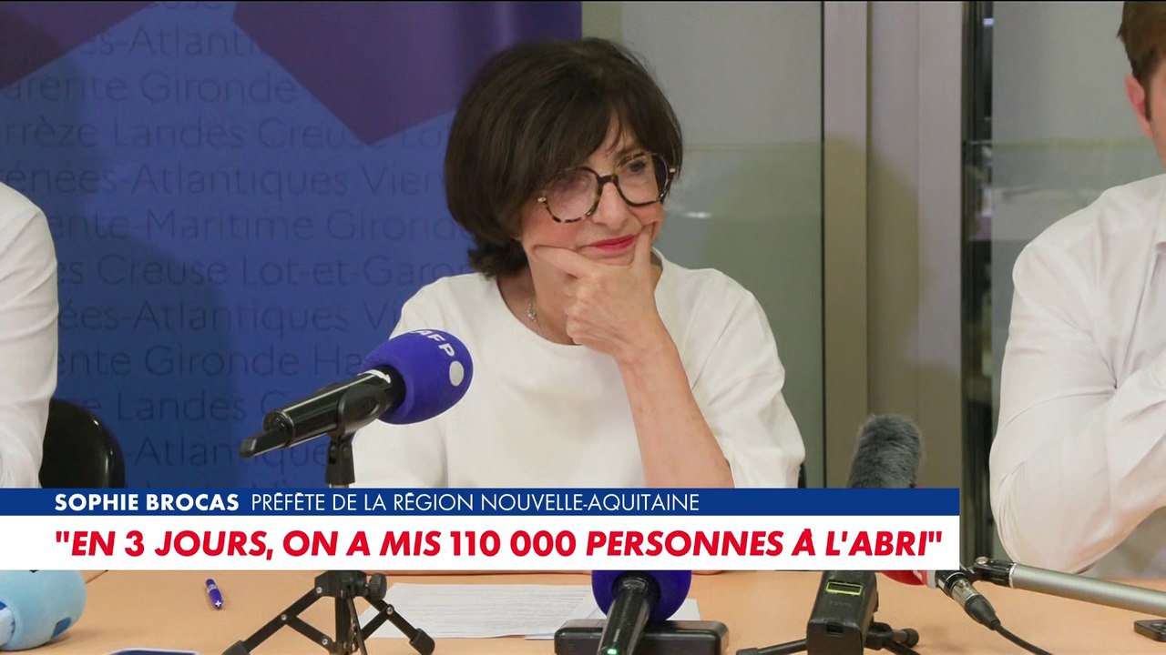 Sophie Brocas : «Depuis 3 jours, on a mis 110.000 personnes à l'abri»
