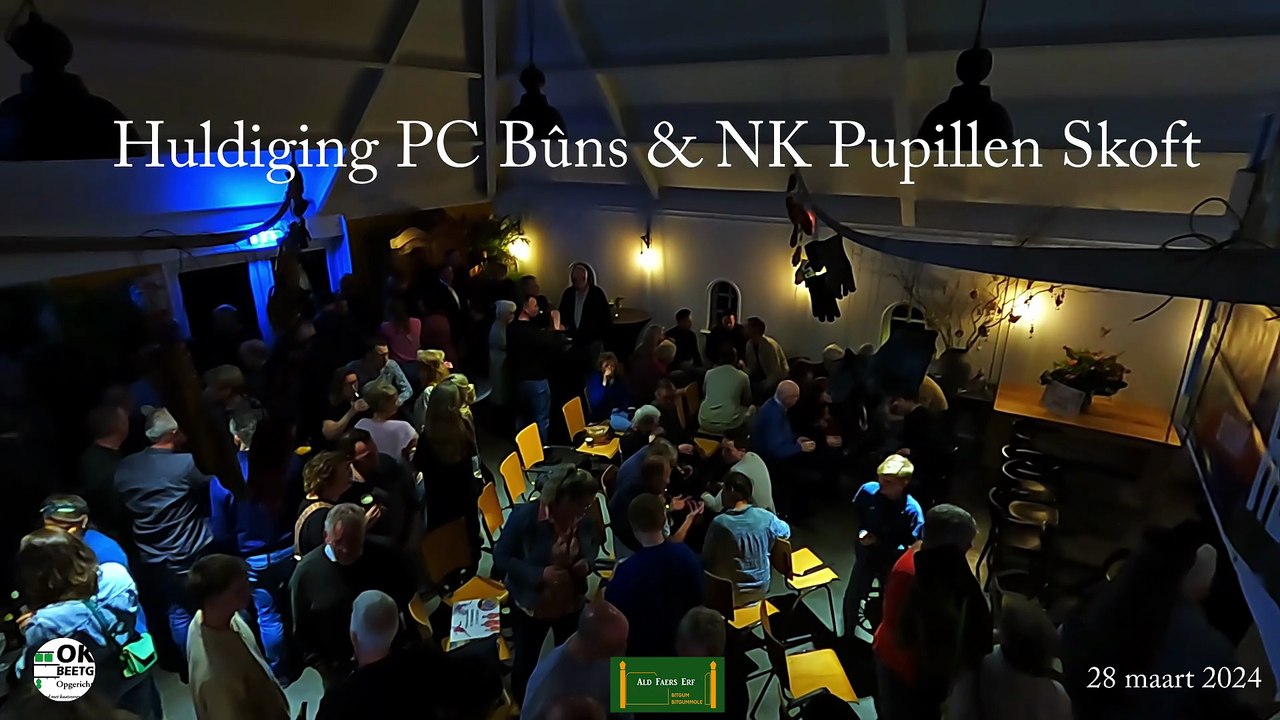 2024 28 maart Skoft Huldiging P.C. Bûns en N.K. Pupillen