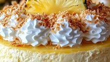 Cheesecake de Abacaxi com Coco