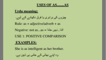 Learn how to use "as... as" in your native language