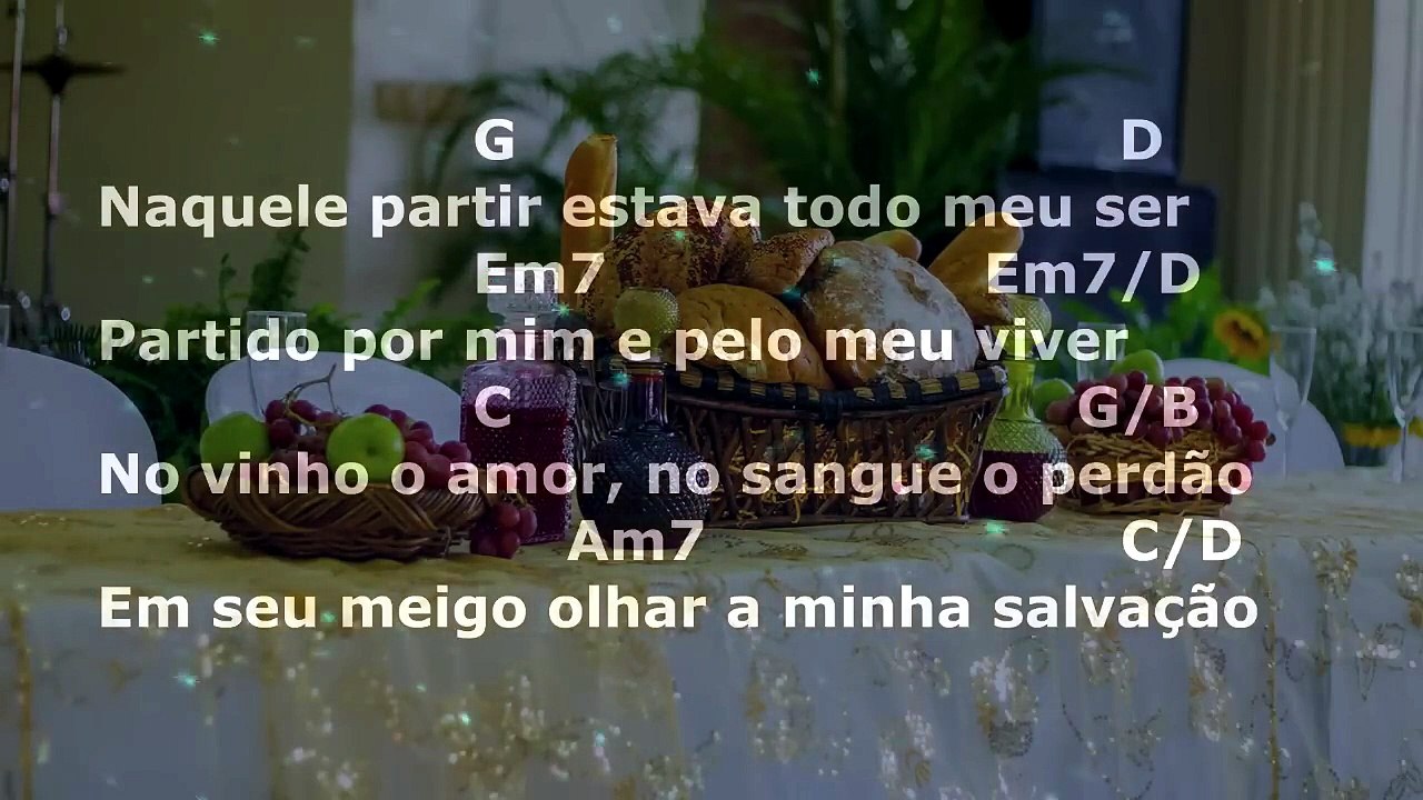 cifras Gospel  FERNANDA BRUM - VINHO E PÃO
