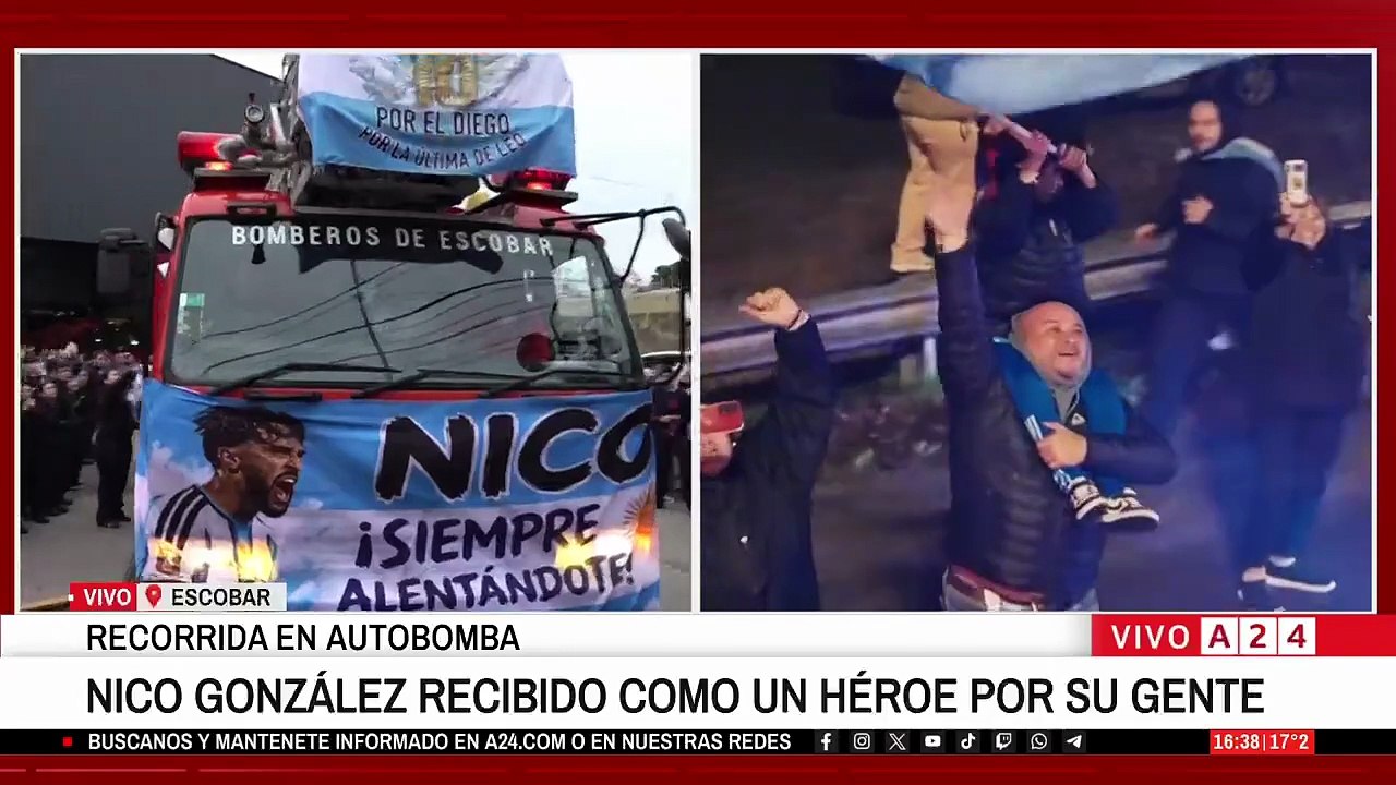 Homenaje a Nico González en Escobar