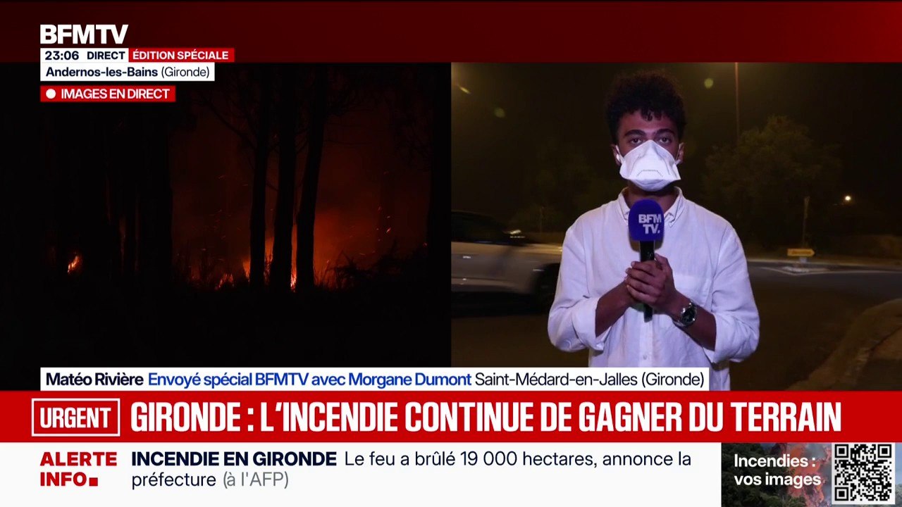 Incendie en Gironde: des milliers d'habitants se préparent à une évacuation d'urgence