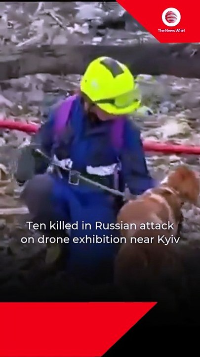 Ten killed in Russian attack on drone exhibition near Kyiv