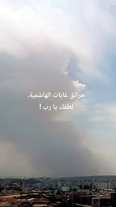 حرائق غابات الهاشمية ولاية البويرة