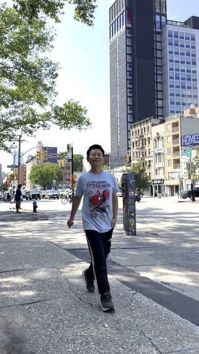 Nelson Wang visited the Lower East Side and had dinner at Katz's Delicatessen on July 24, 2026.