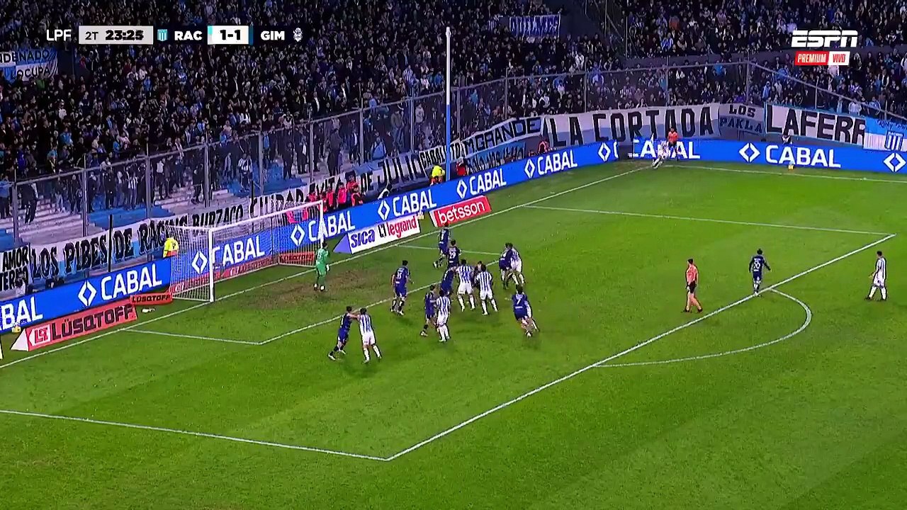 Racing 2 - 1 Gimnasia | Gol de Nazareno Colombo