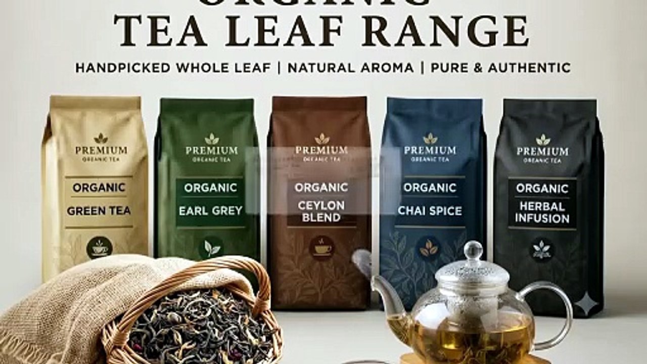 Premium Beans - Continental Organic Tea Leaf Showcase