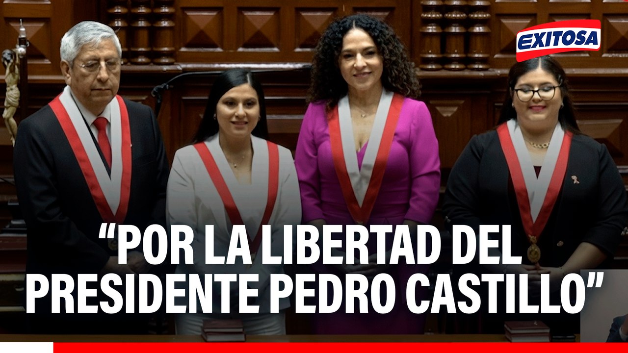 Yenifer Paredes jura en el cargo invocando el nombre de su cuñado, Pedro Castillo
