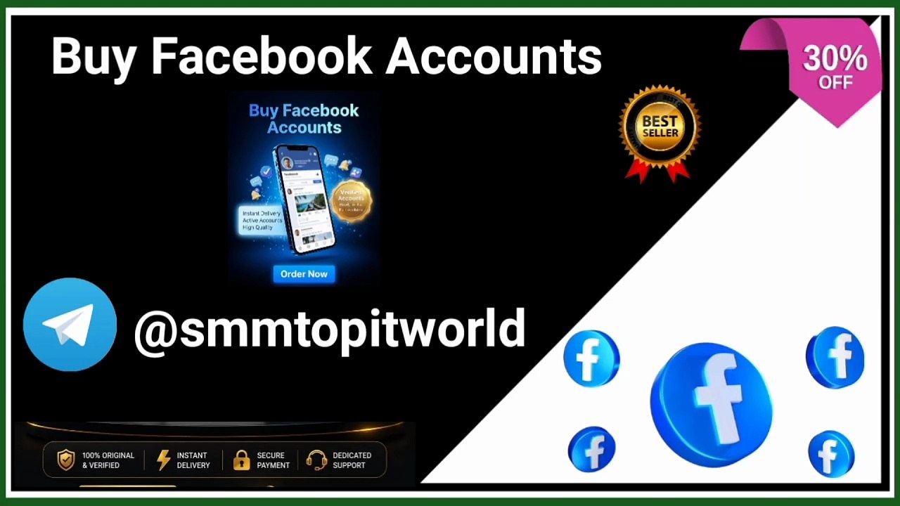 Buy Facebook Accounts | Buy Verified Aged Facebook Accounts – Marketplace-Ready & Secure